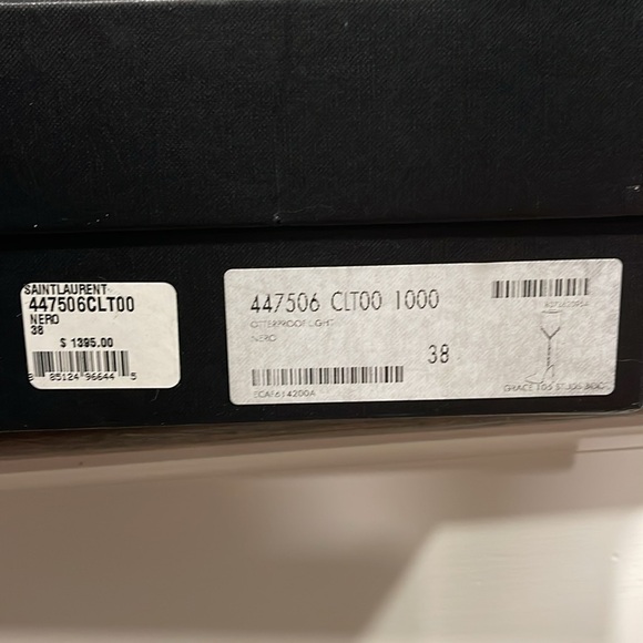 Saint Laurent Black Suede Knee boots - Picture 4 of 4